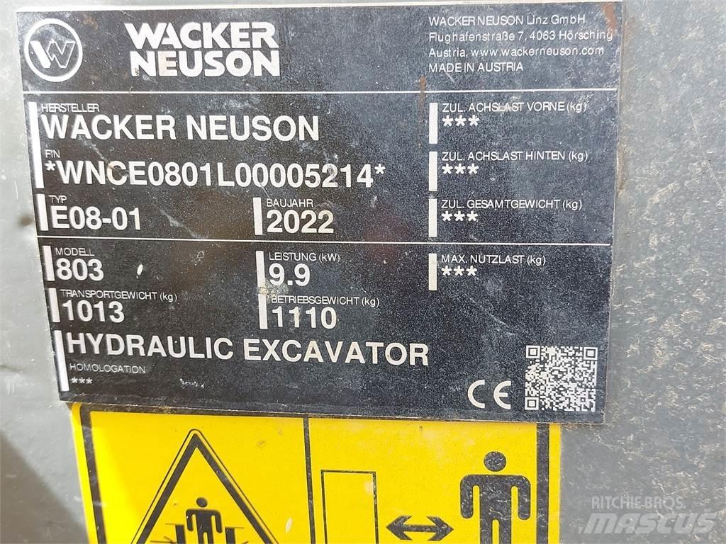 Wacker Neuson 803 Crawler excavators