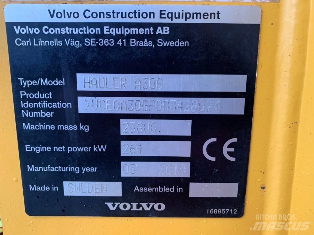 Volvo A 30 G Articulated Dump Trucks (ADTs)