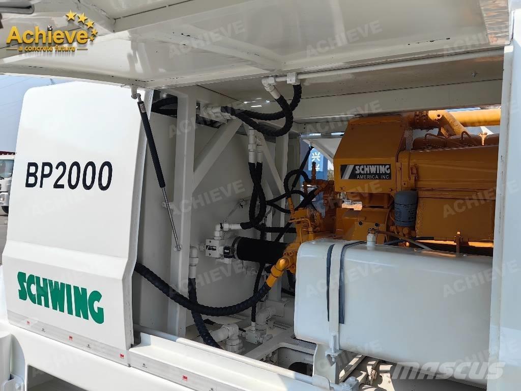 Schwing BP2000 Concrete pump trucks
