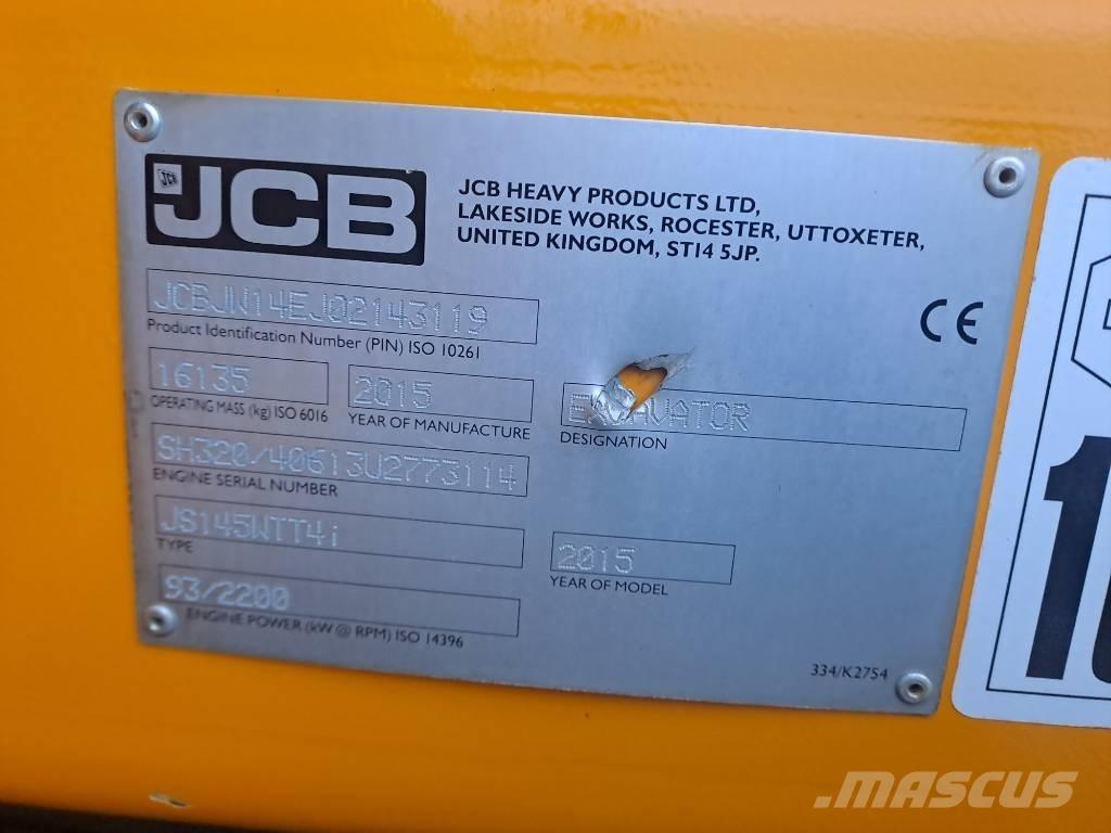 JCB JS145 W Wheeled excavators