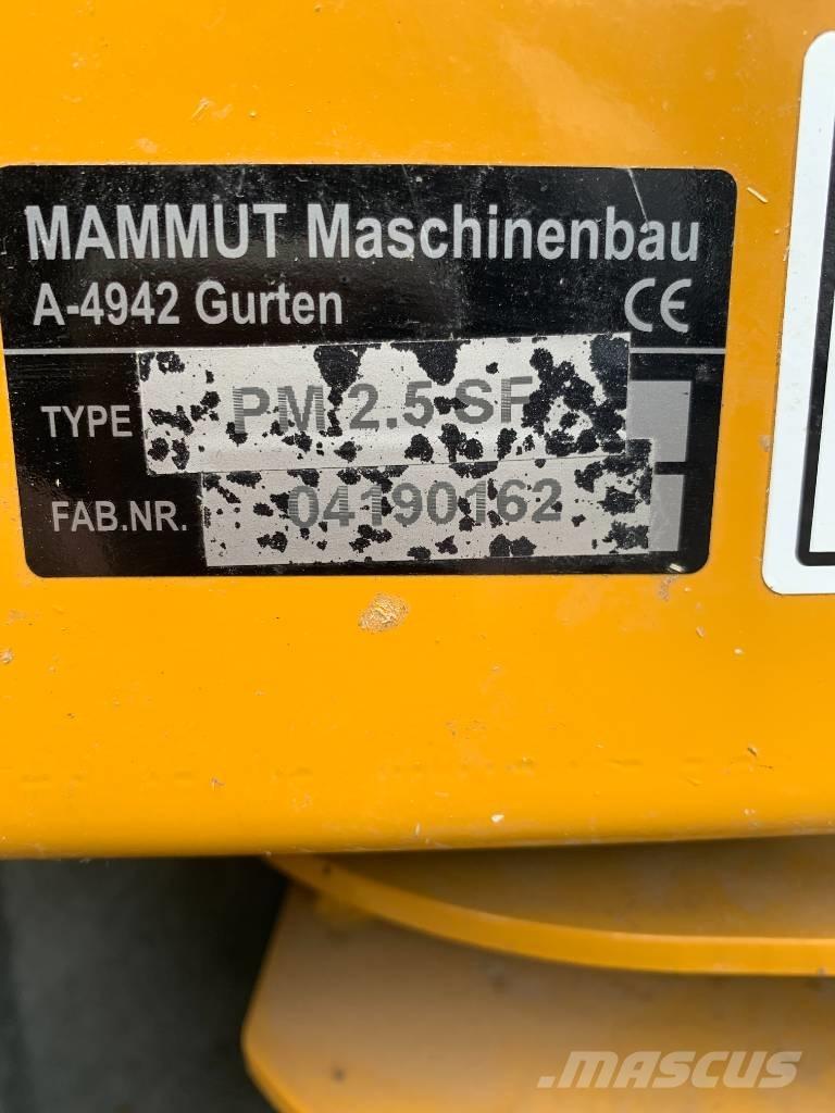 Mammut PM 2.5 SF Hay and forage machine accessories