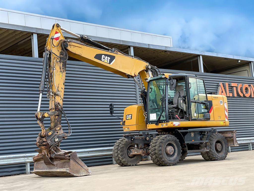 CAT M318F Wheeled excavators