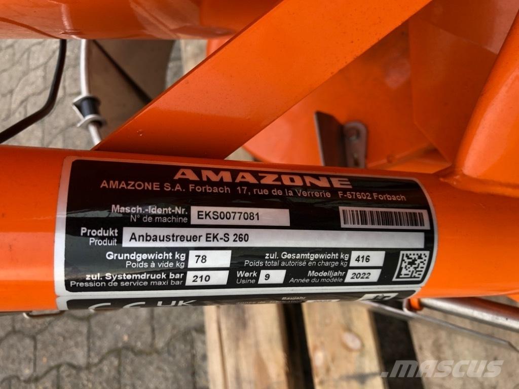 Amazone EKS 260 Sand and salt spreaders