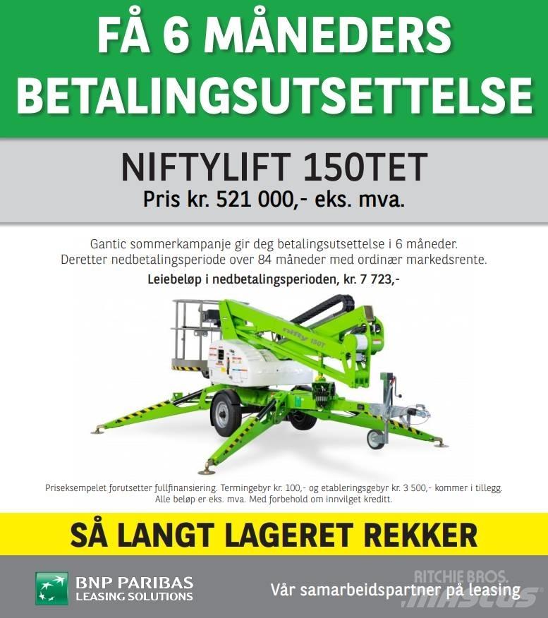 Niftylift 150TET Trailer mounted aerial platforms
