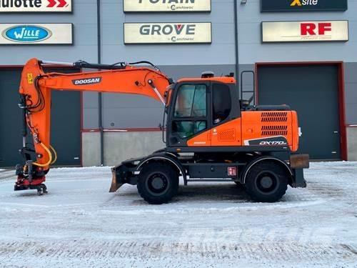 Doosan DX170W-5 Wheeled excavators