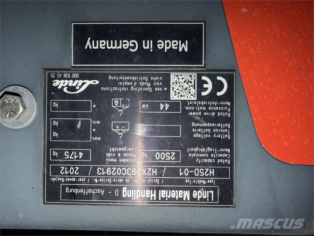 Linde H25D-01 Diesel trucks