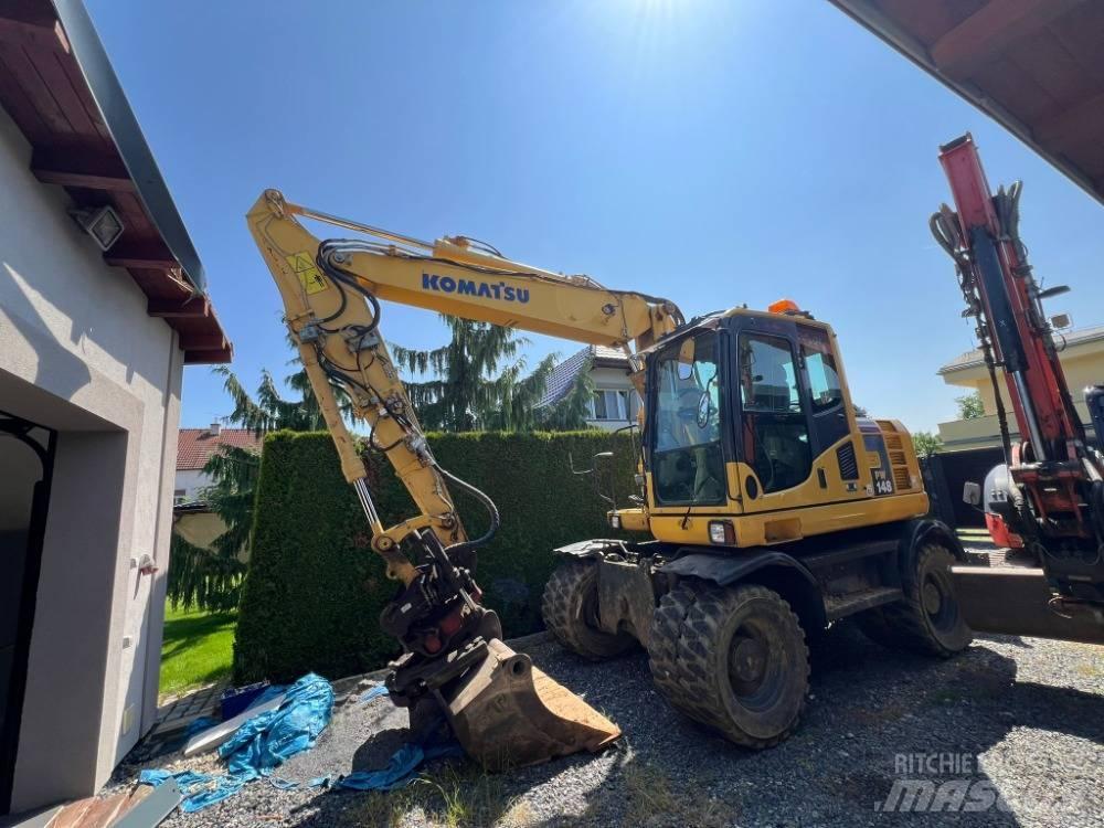 Komatsu PW 148-8 Wheeled excavators
