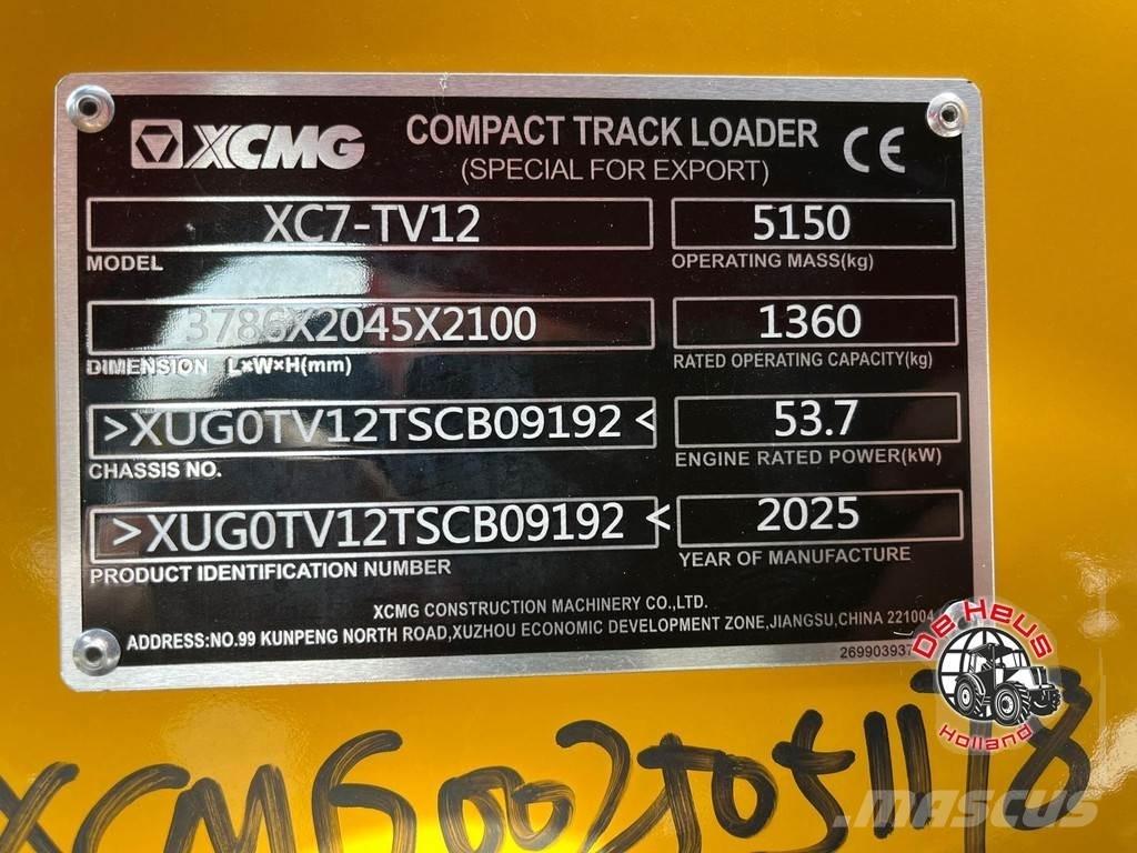XCMG XC7-TV12 Wheel loaders