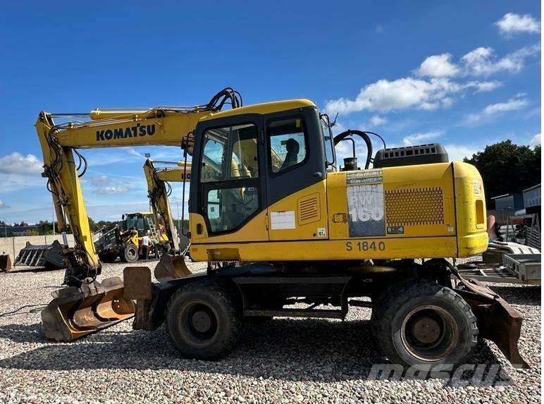 Komatsu PW 160-7E0 Wheeled excavators