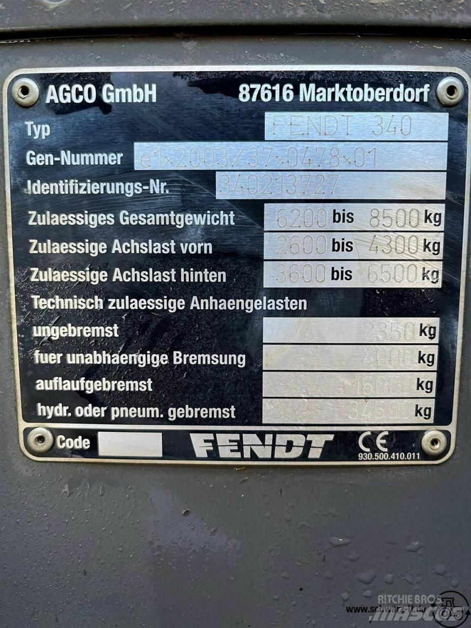 Fendt 313 Vario Tractors