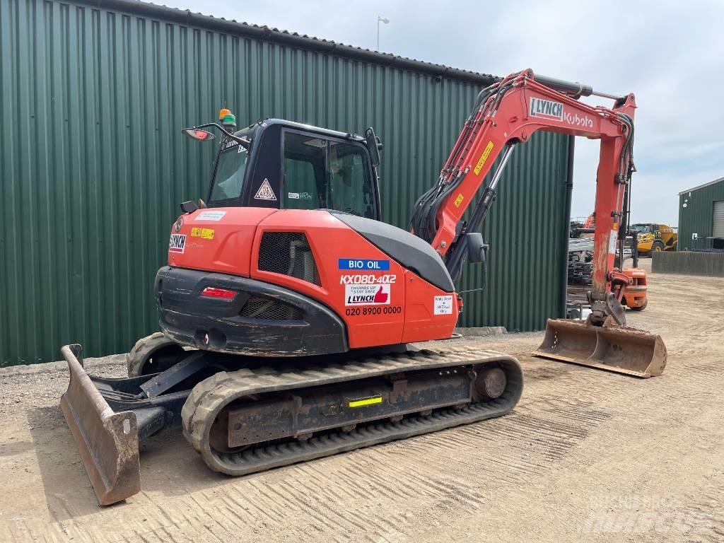 Kubota KX 080 Midi excavators  7t - 12t