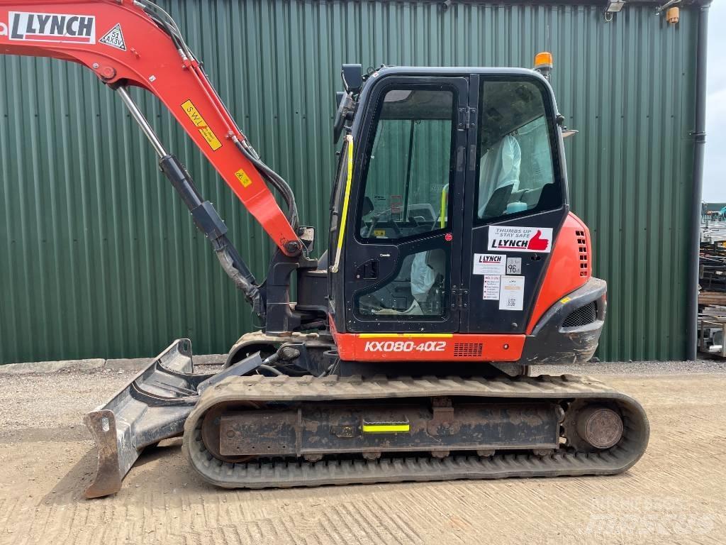 Kubota KX 080 Midi excavators  7t - 12t