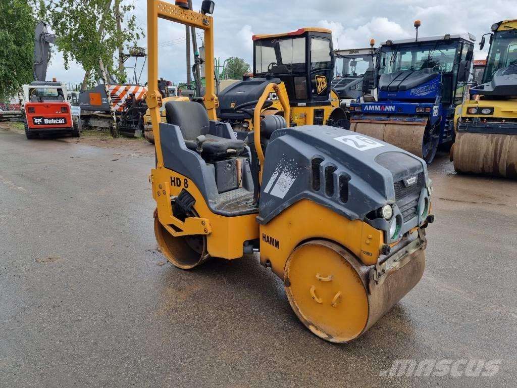 Hamm HD8 CW Twin drum rollers