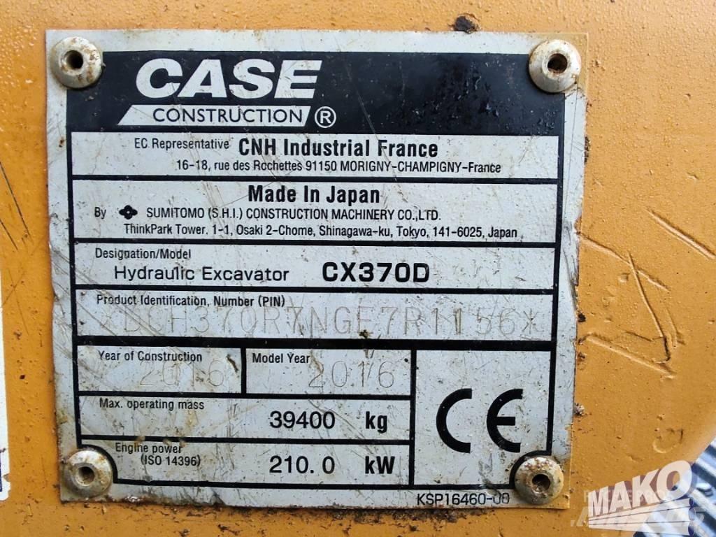 CASE CX 370 Crawler excavators