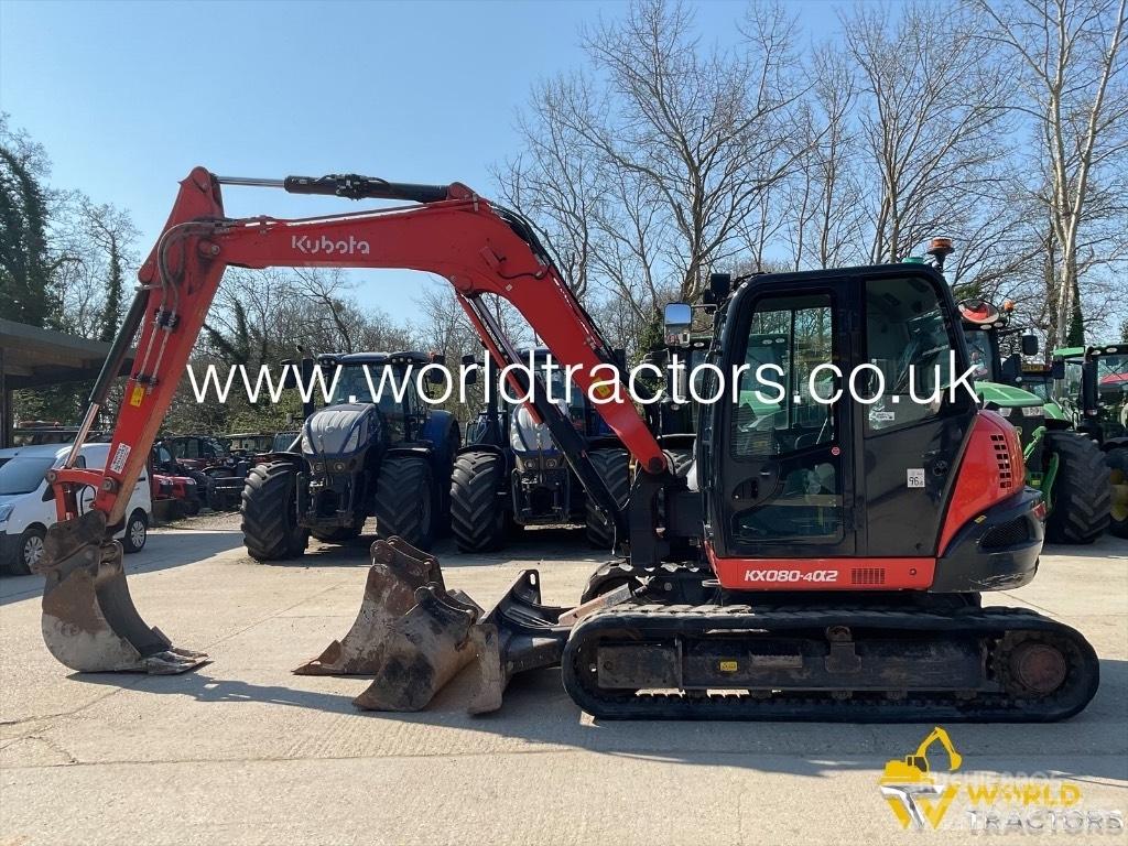 Kubota KX 080-4 Midi excavators  7t - 12t