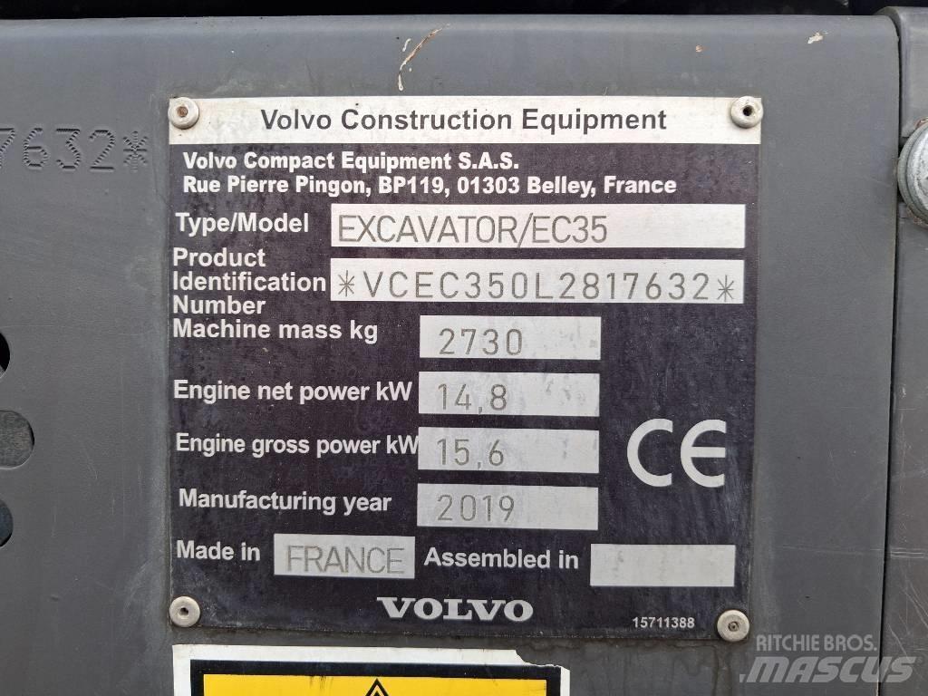 Volvo EC 35 Mini excavators < 7t (Mini diggers)