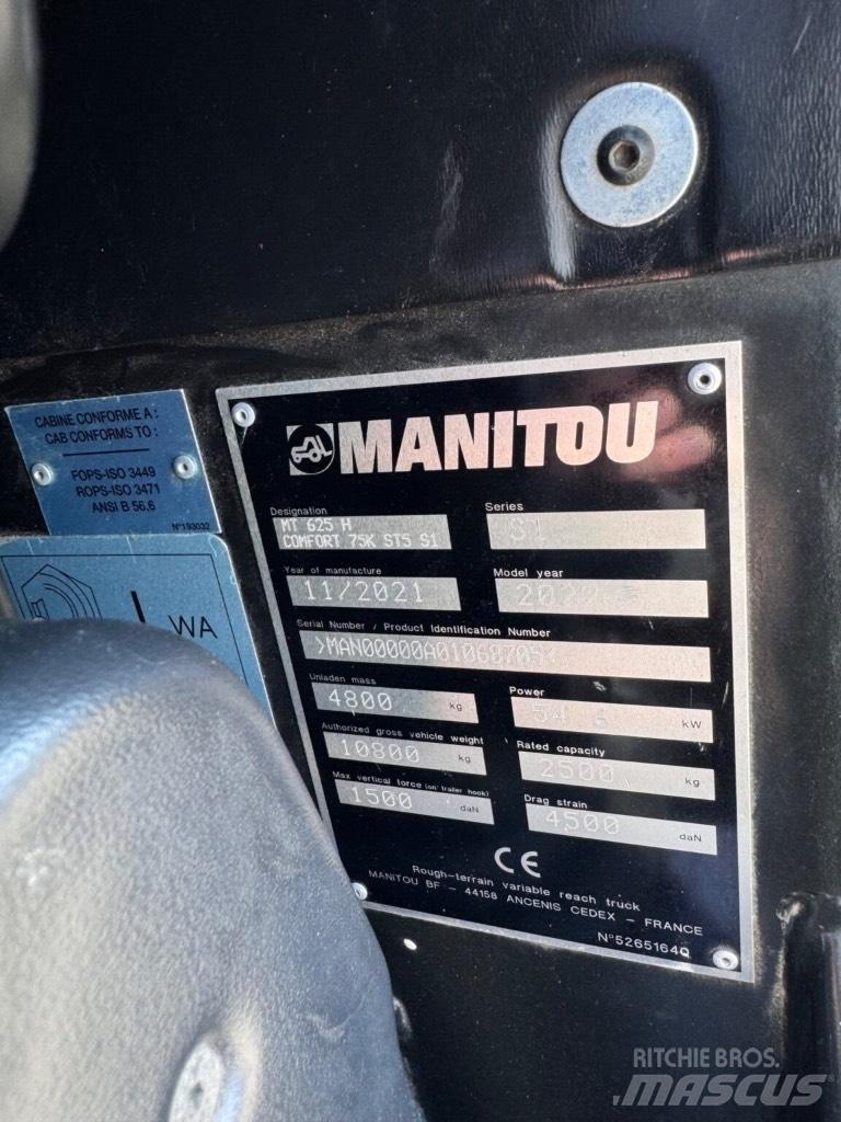 Manitou MT625H Telescopic handlers