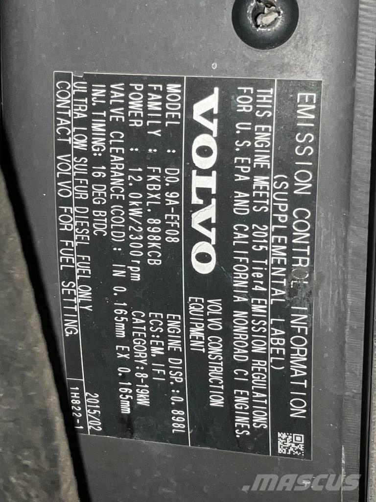 Volvo EC 15 D Mini excavators < 7t (Mini diggers)