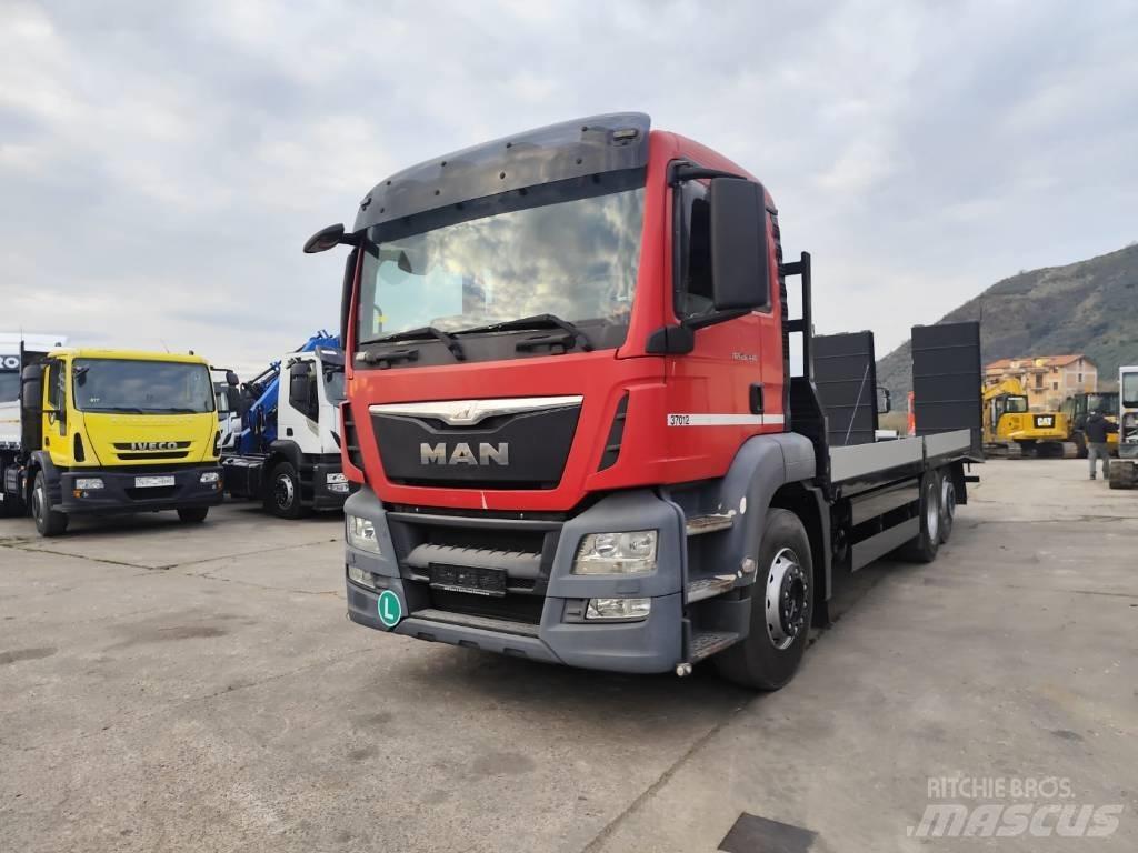 MAN TGS 26.440 Beavertail Flatbed / winch trucks