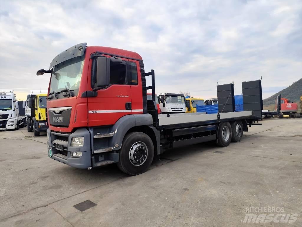 MAN TGS 26.440 Beavertail Flatbed / winch trucks