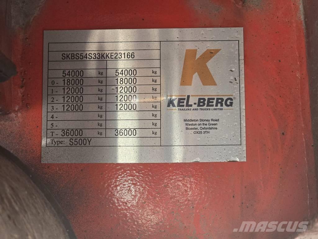 Kel-Berg 3 AS Flatbed/Dropside semi-trailers