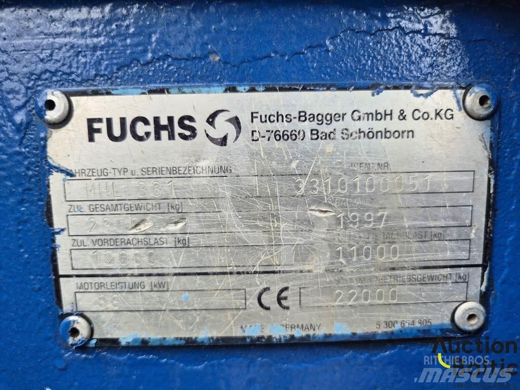 Fuchs MHL 331 Wheeled excavators