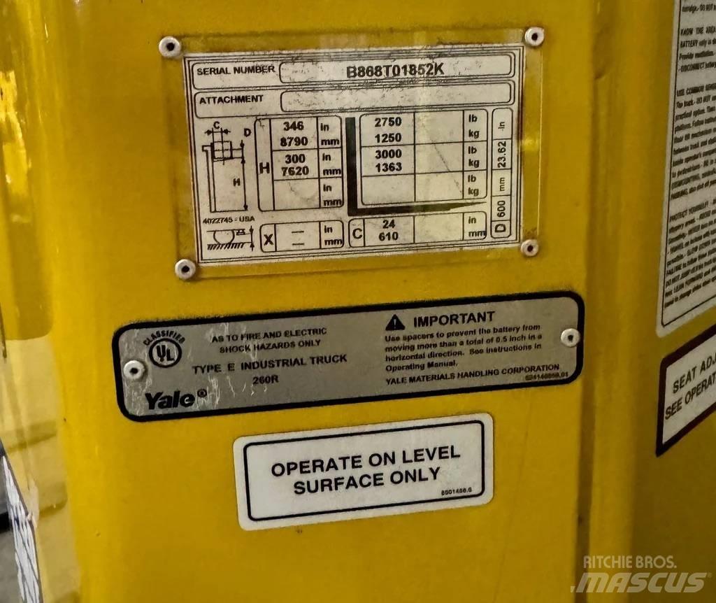 Yale NTA030SB Electric forklift trucks