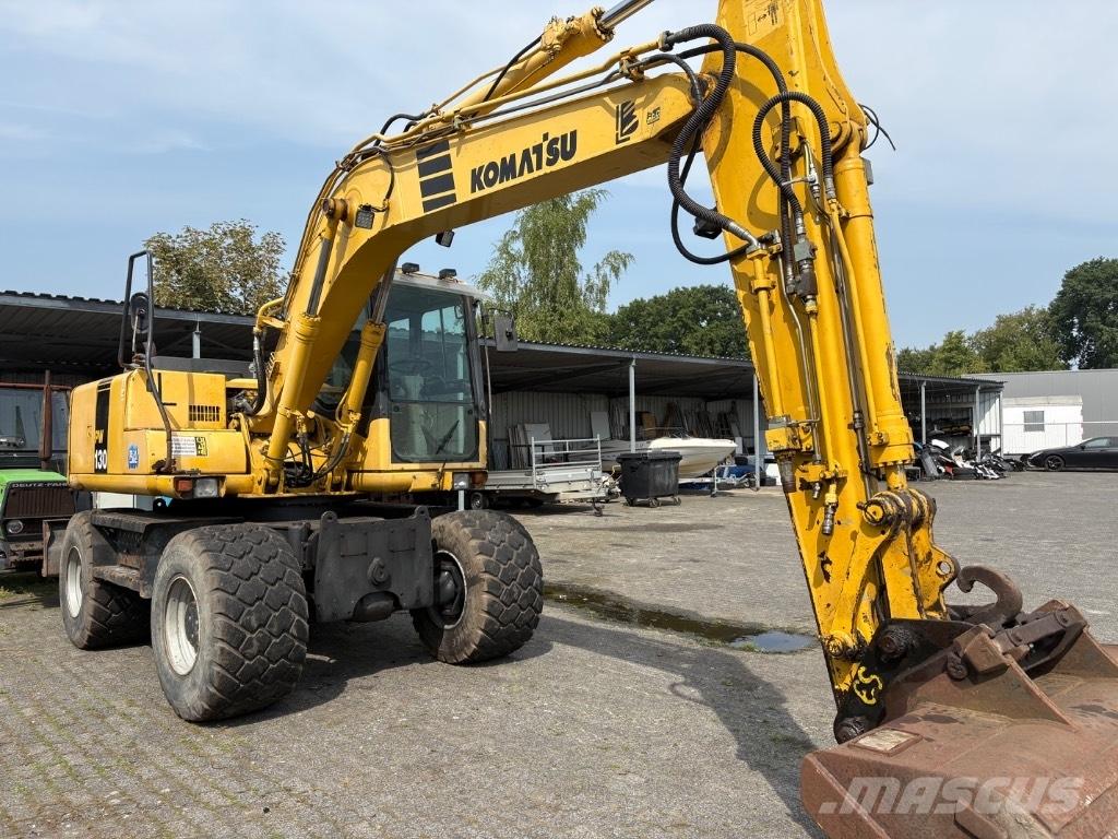 Komatsu PW 130-7K Wheeled excavators