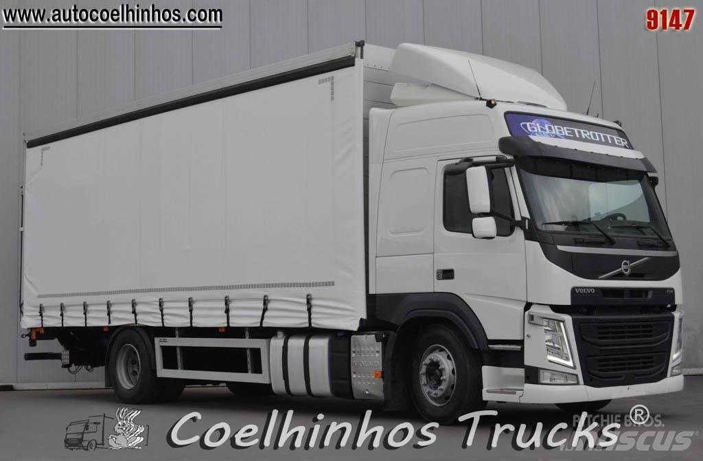 Volvo FM 410 Curtainsider trucks
