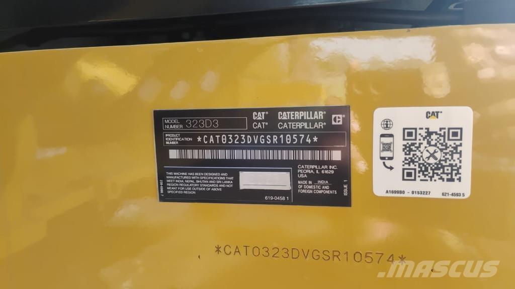 CAT 323D3 Crawler excavators