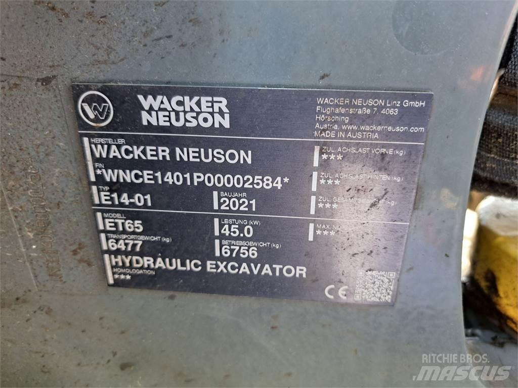 Wacker Neuson ET65 Crawler excavators