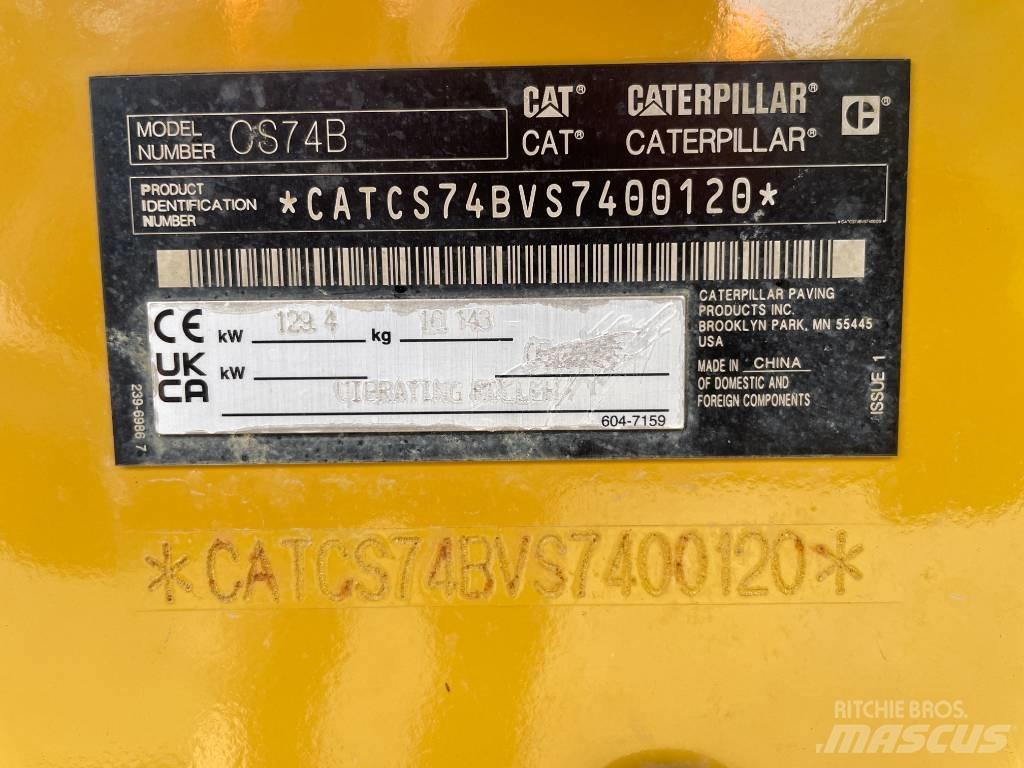 CAT CS 74 B Single drum rollers