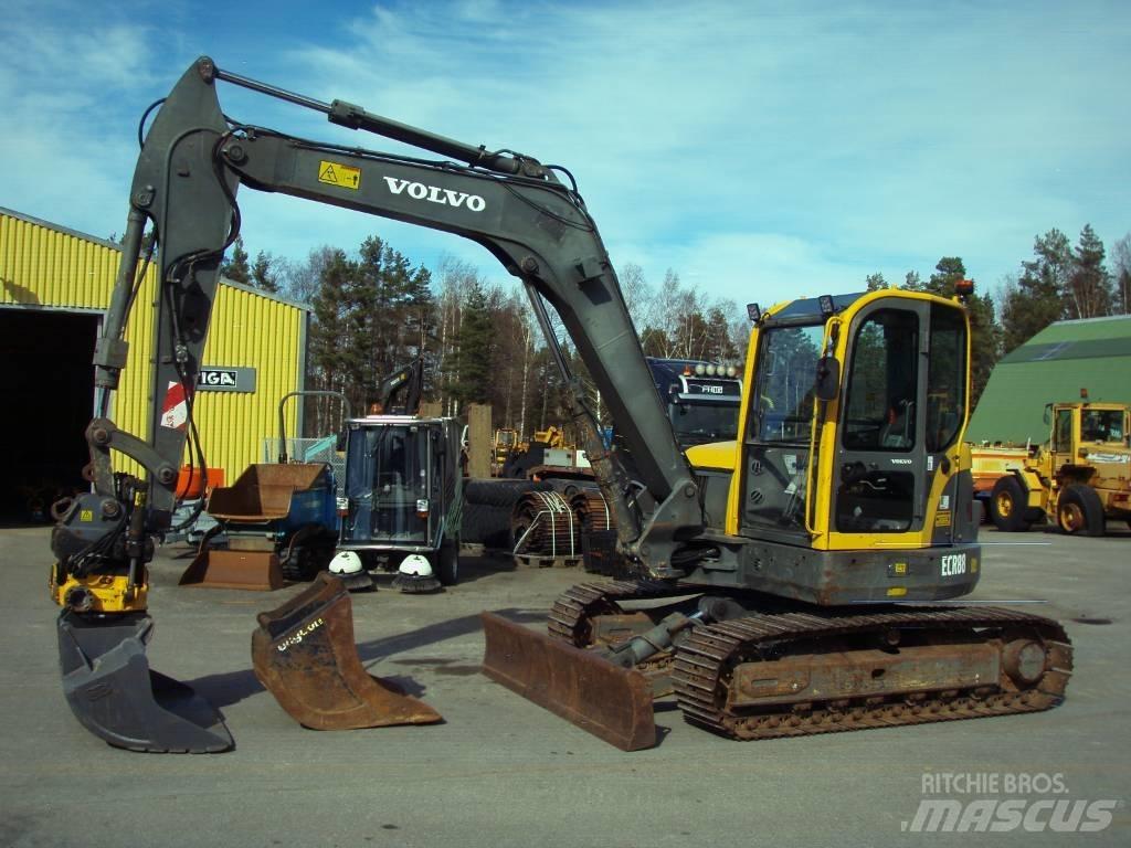 Volvo ECR 88 Midi excavators  7t - 12t