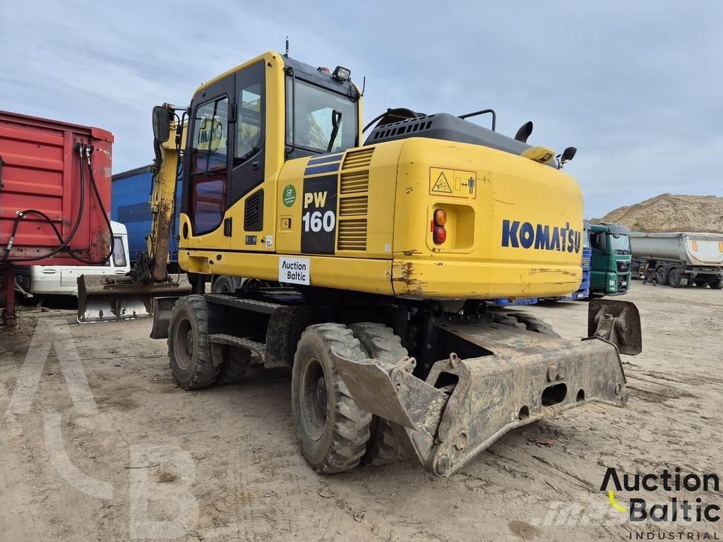 Komatsu PW160 Wheeled excavators