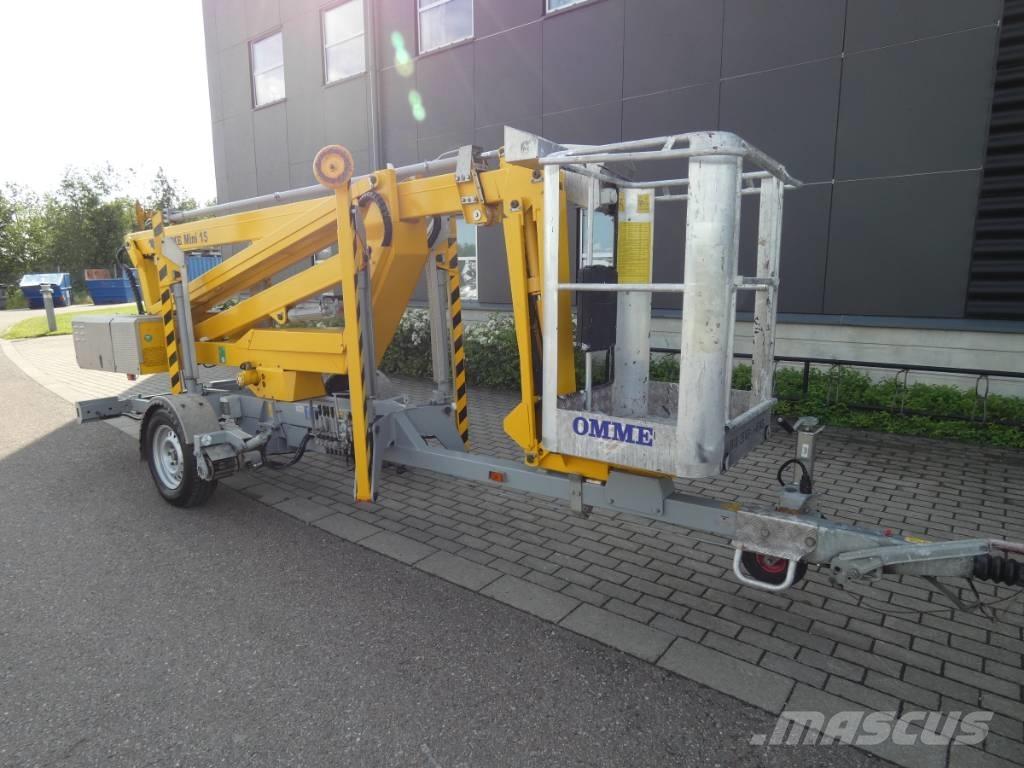 Omme Mini 15 EXBJ Trailer mounted aerial platforms