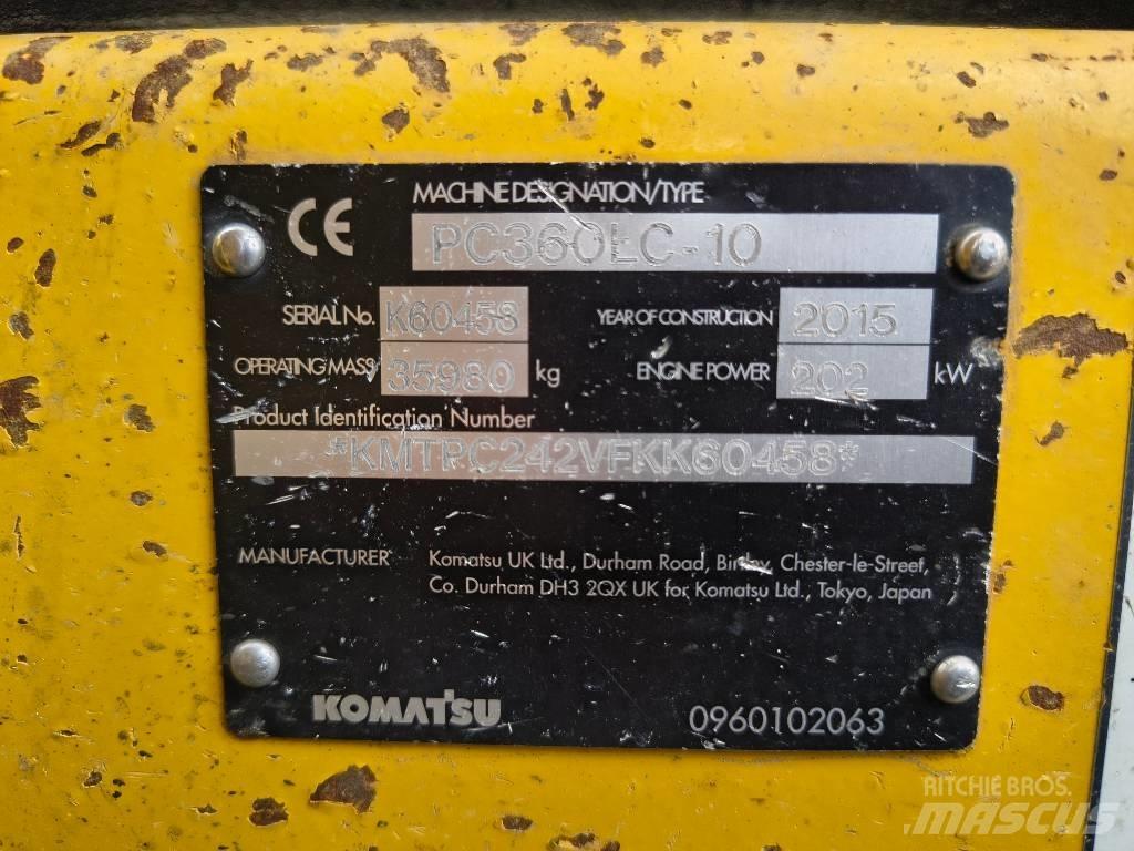 Komatsu PC 360 LC-10 Crawler excavators