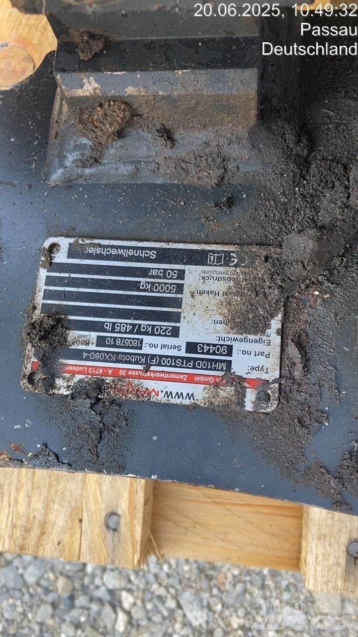 MTS MH10D PTS100 Quick connectors