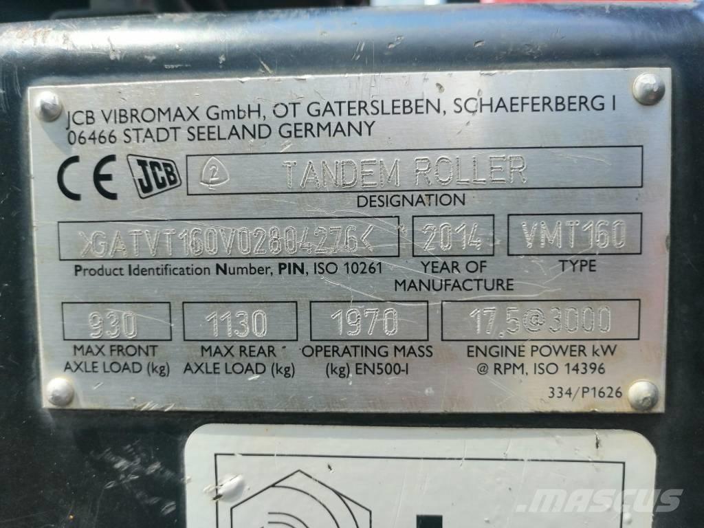 JCB Vibromax vmt 160 Twin drum rollers