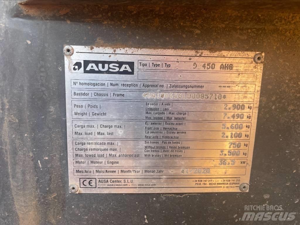 Ausa D450AHG Articulated Dump Trucks (ADTs)