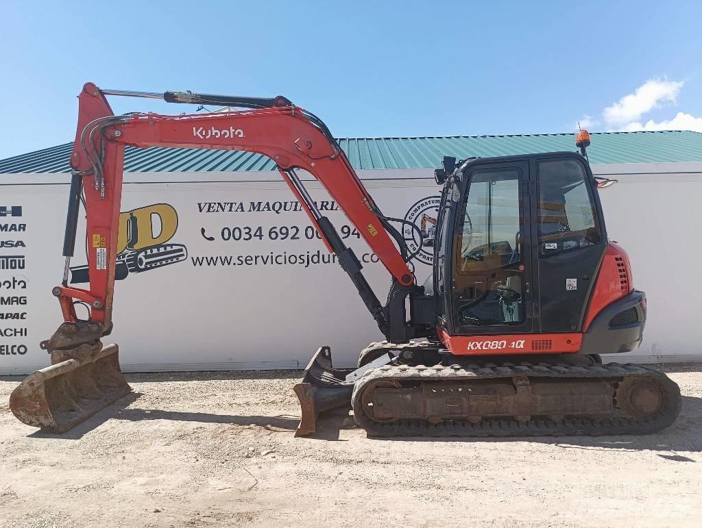 Kubota KX080-4a Excavators