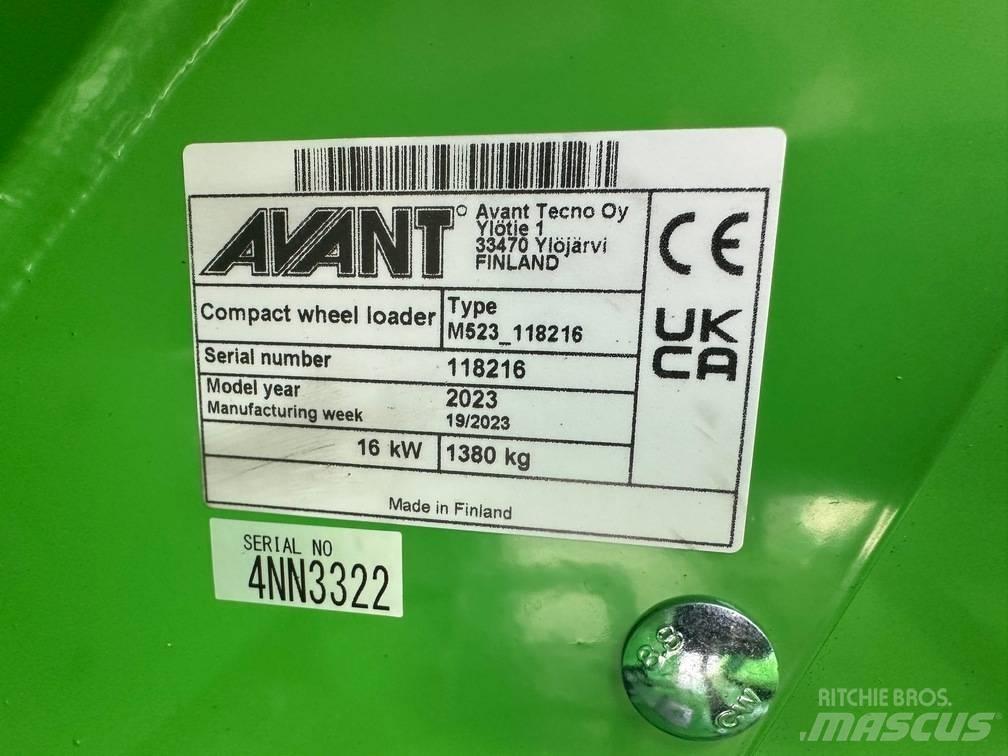 Avant 523 Multi purpose loaders