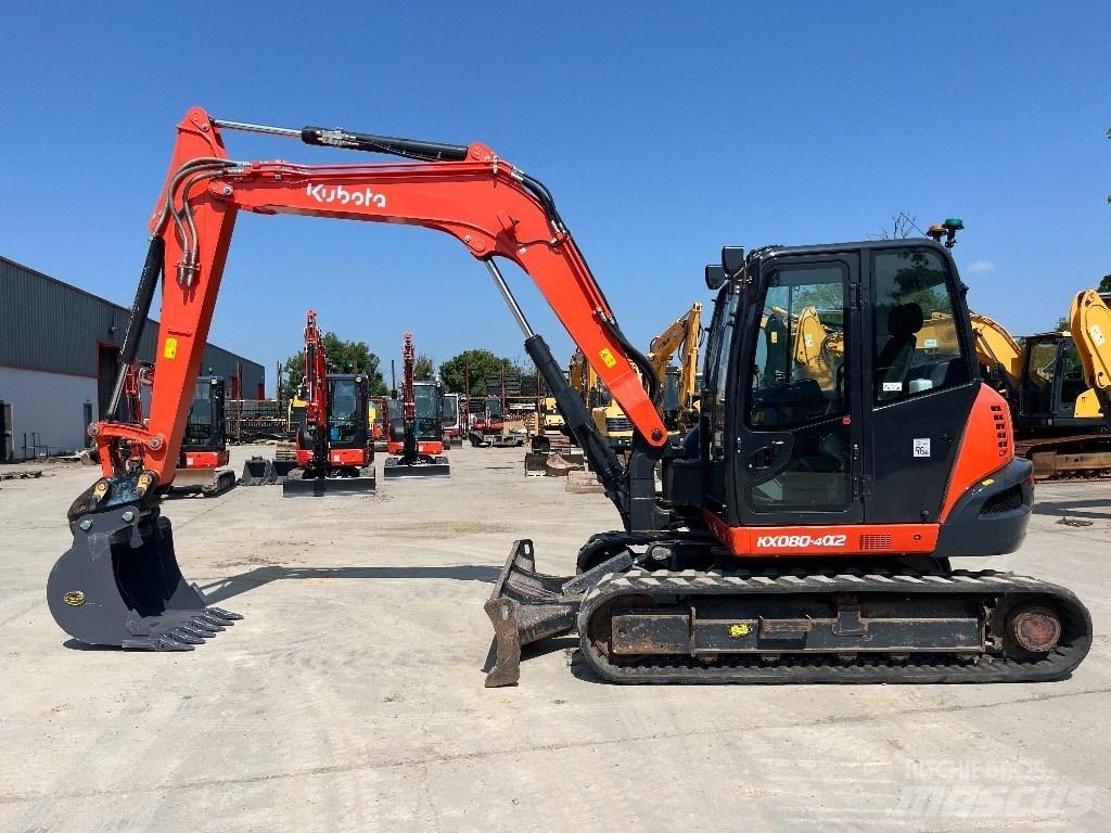 Kubota KX 080-4 Midi excavators  7t - 12t