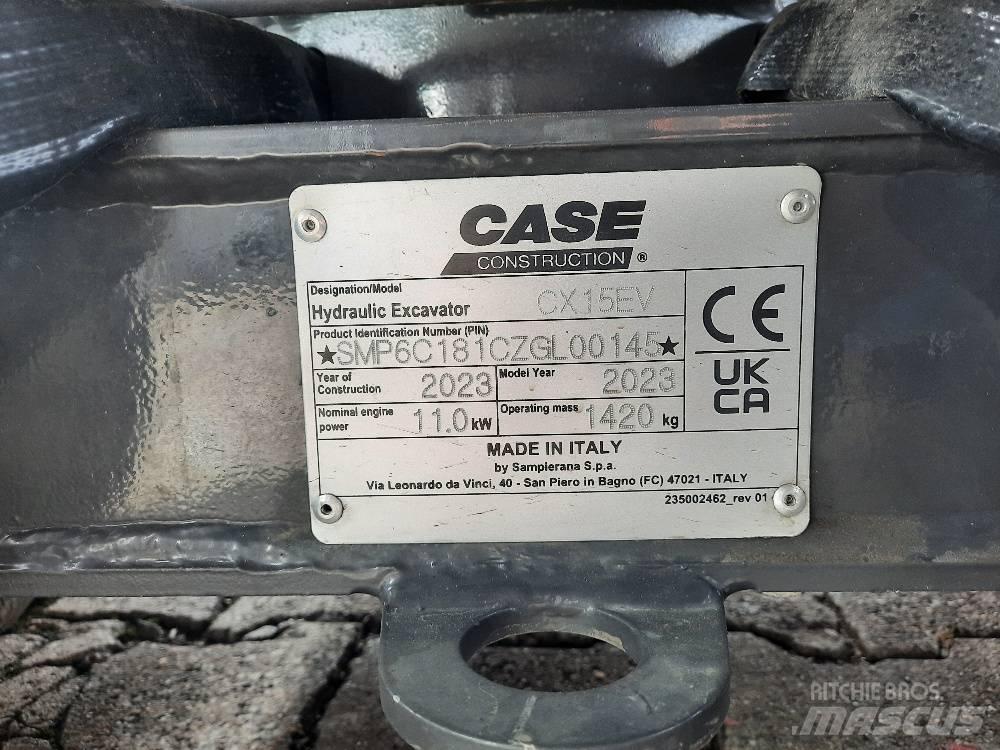 CASE CX 15 EV Mini excavators < 7t (Mini diggers)