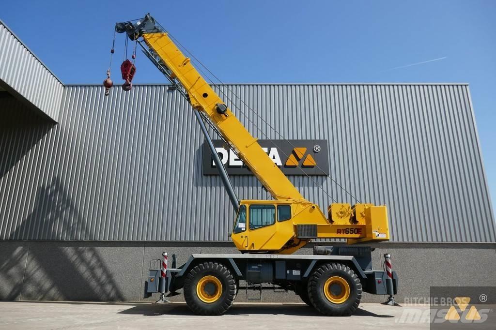 Grove RT650E Rough terrain cranes