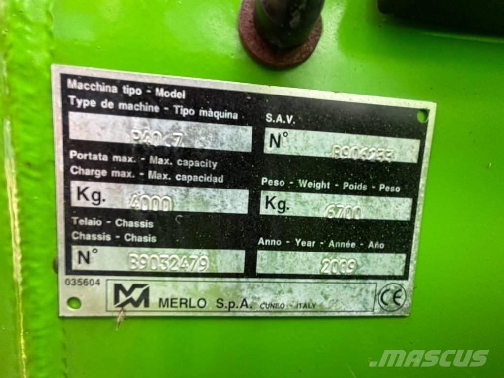 Merlo P 40.7 Telehandlers for agriculture