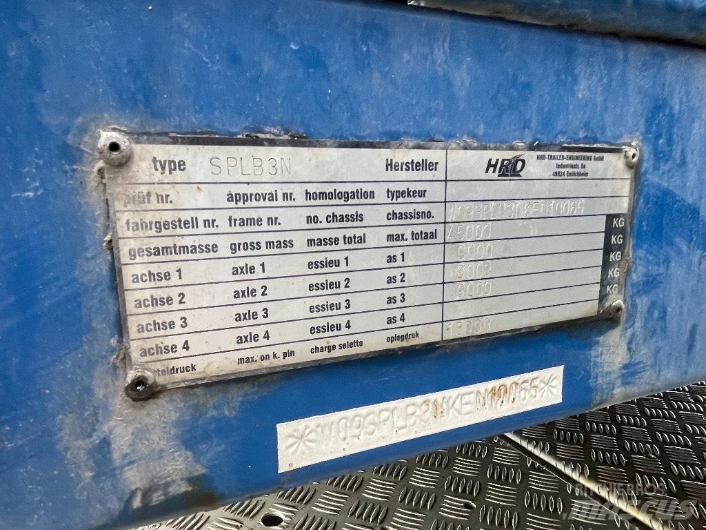 HRD Platform Flatbed/Dropside semi-trailers
