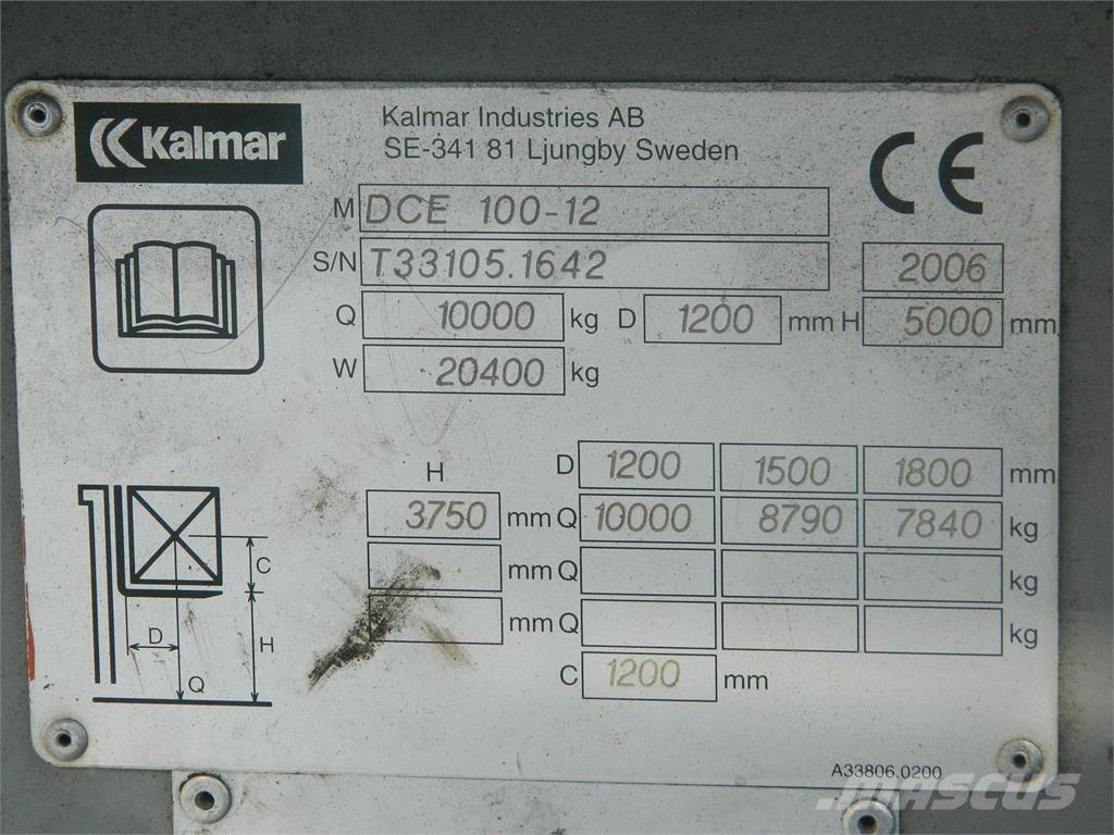 Kalmar DCE100 12 Diesel trucks