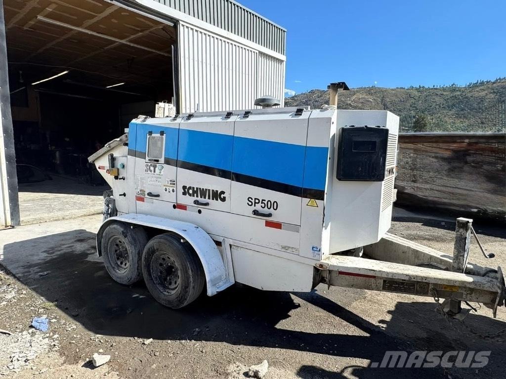 Schwing SP500 Concrete pump trucks