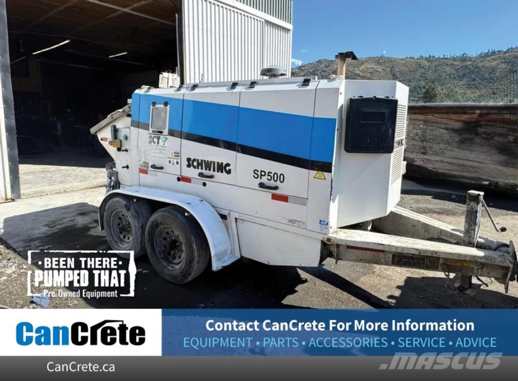Schwing SP500 Concrete pump trucks