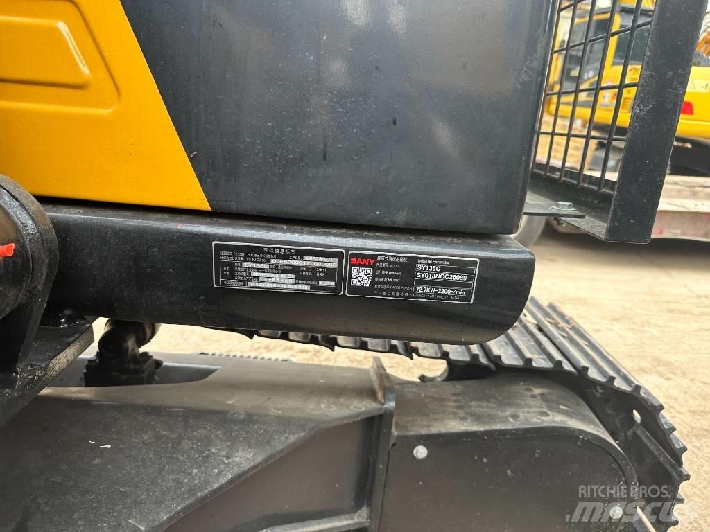 Sany SY 135 C Midi excavators  7t - 12t